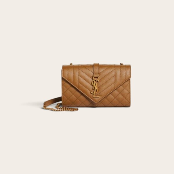 YSL Small Envelope Matelassé Shoulder Bag
