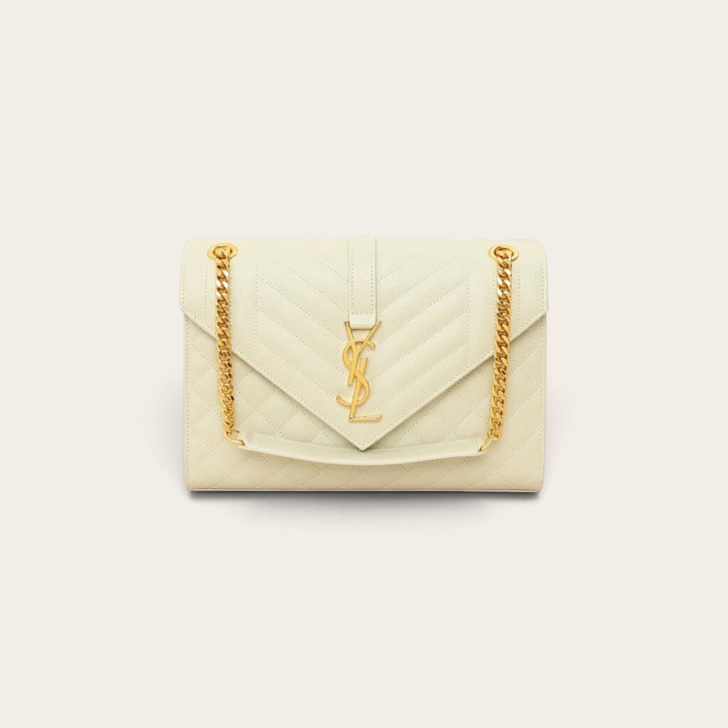 YSL Small Envelope Matelassé Shoulder Bag