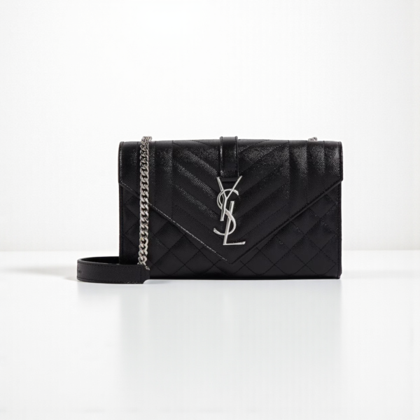 YSL Small Envelope Matelassé Shoulder Bag