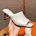 Hermes Iconique 60 Sandals - white