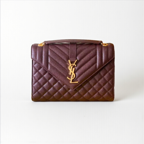 YSL Medium Envelope Matelassé Shoulder Bag