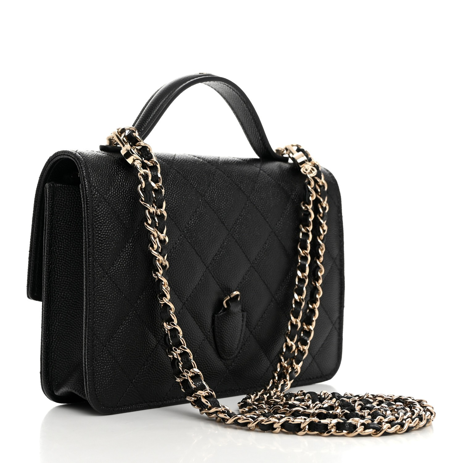 Chanel Trendy Handle Clutch With Chain - Image 2