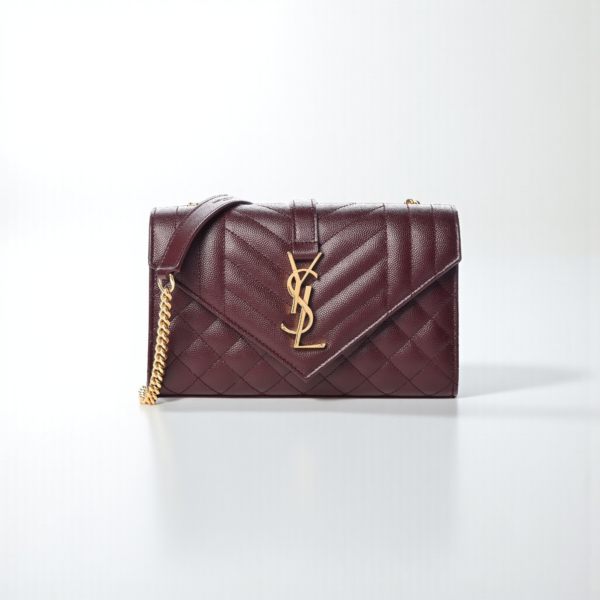 YSL Small Envelope Matelassé Shoulder Bag