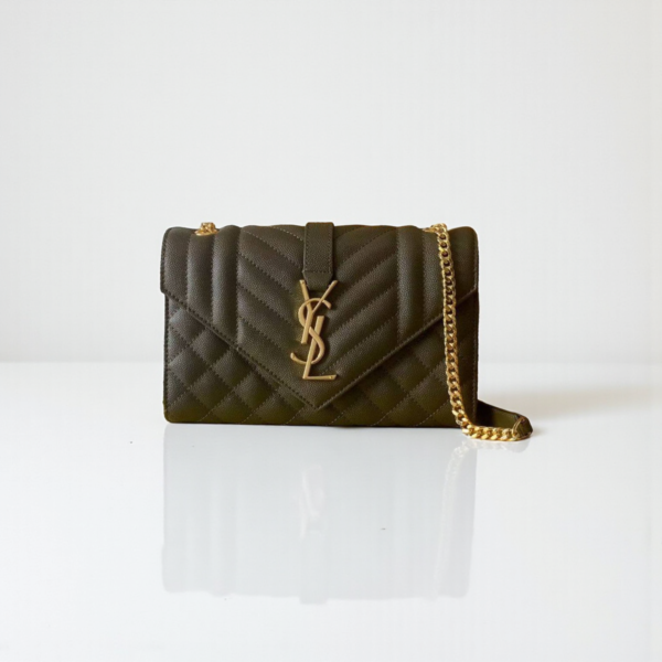 YSL Small Envelope Matelassé Shoulder Bag