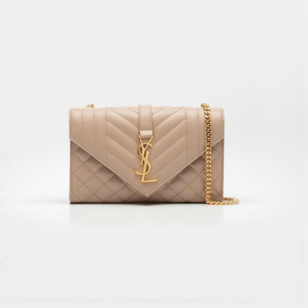 YSL Small Envelope Matelassé Shoulder Bag