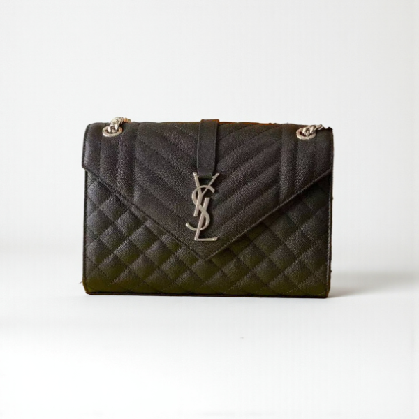 YSL Medium Envelope Matelassé Shoulder Bag