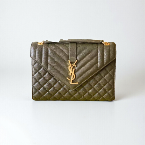 YSL Medium Envelope Matelassé Shoulder Bag