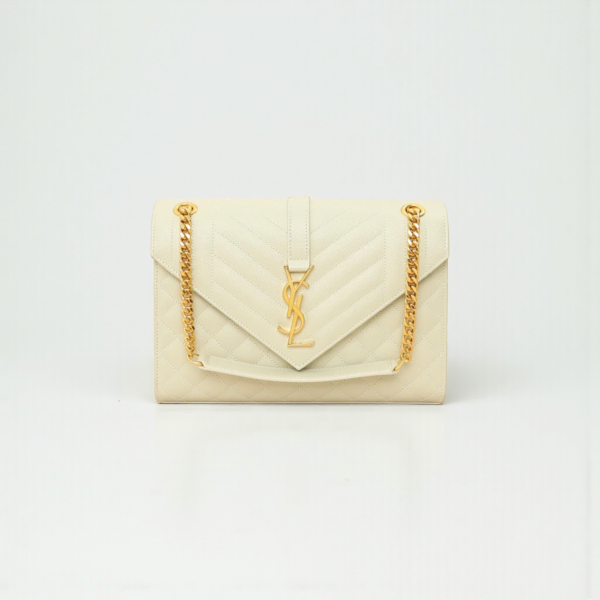 YSL Small Envelope Matelassé Shoulder Bag