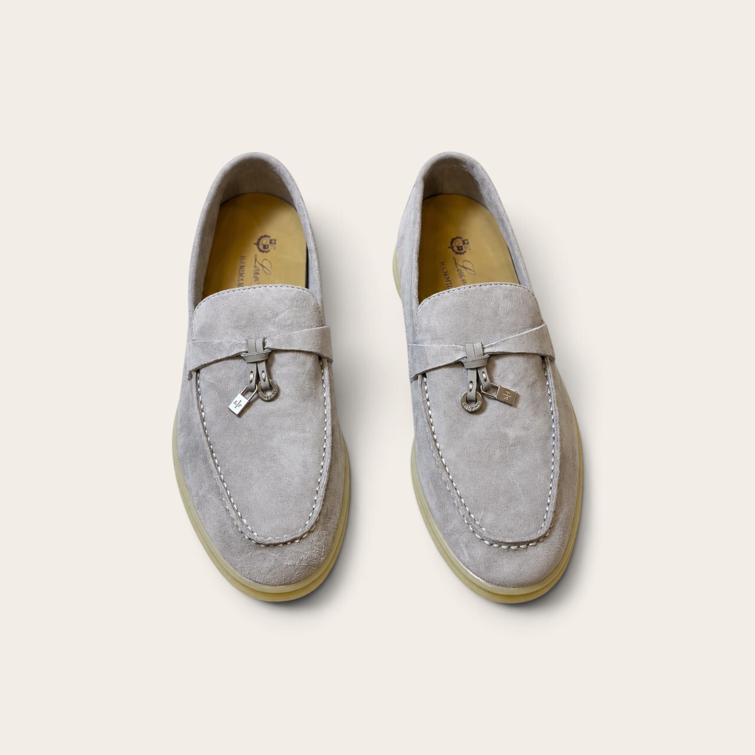 Loro Piana Summer Walk Babouche Loafer – Beige Green - Image 3