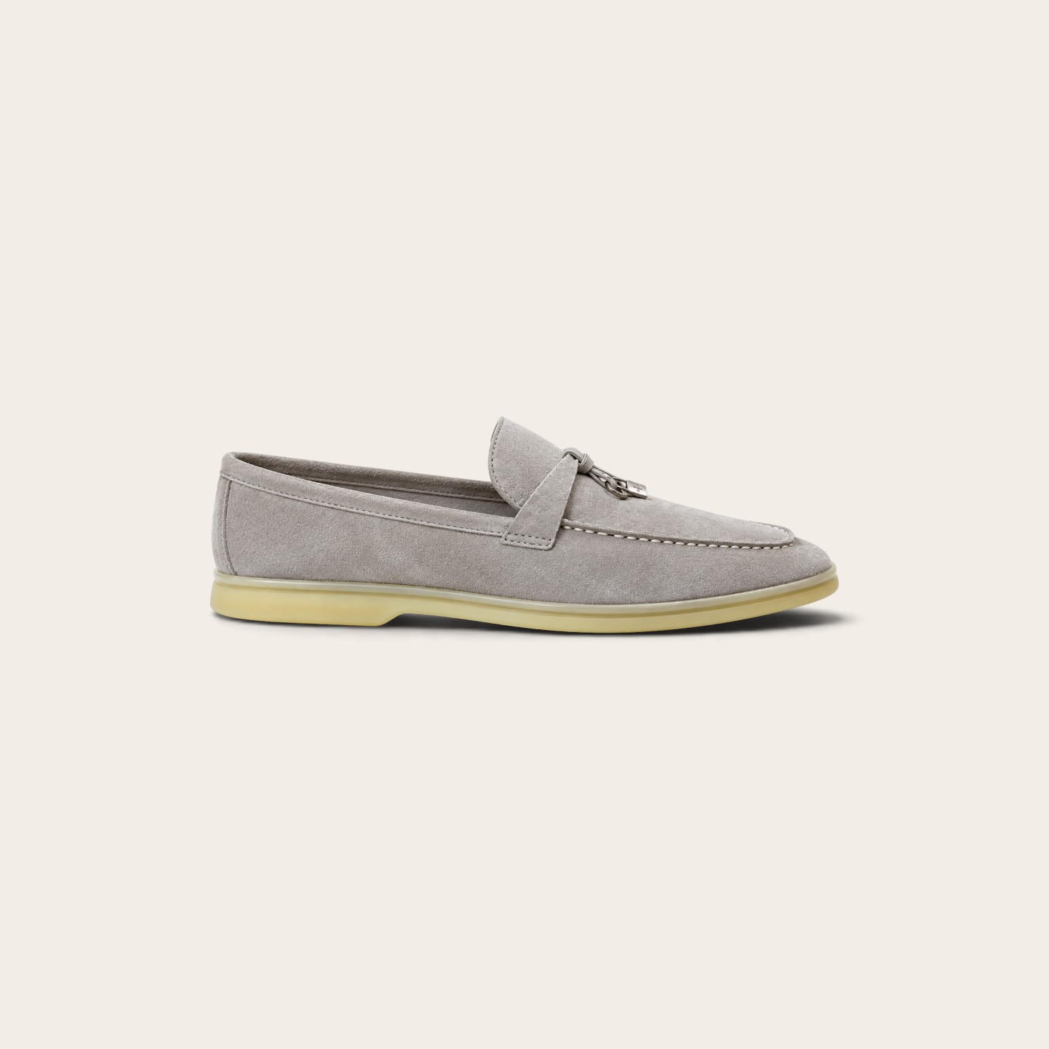 Loro Piana Summer Walk Babouche Loafer – Beige Green - Image 2
