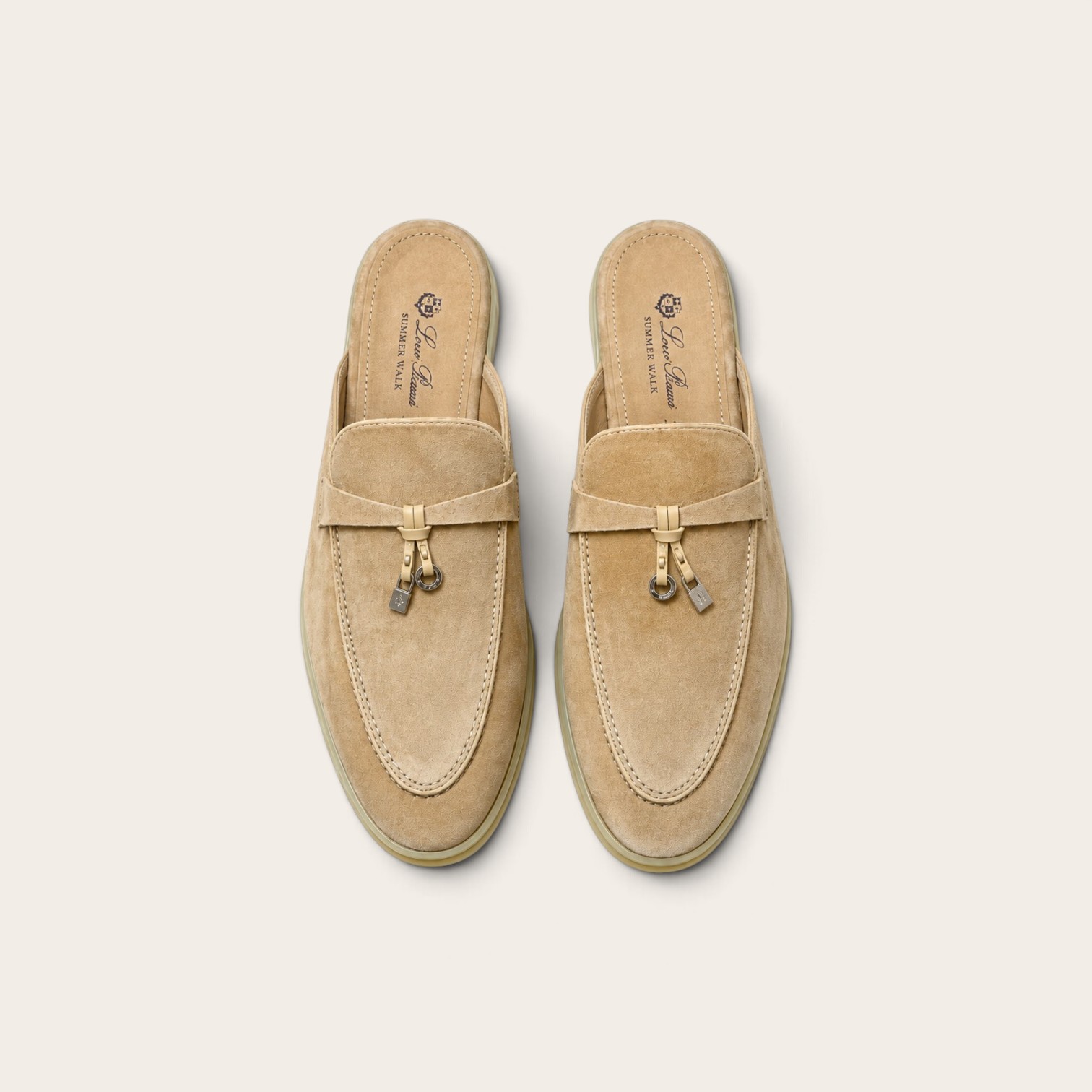 Loro Piana Summer Walk Babouche Loafer – Apricot - Image 2