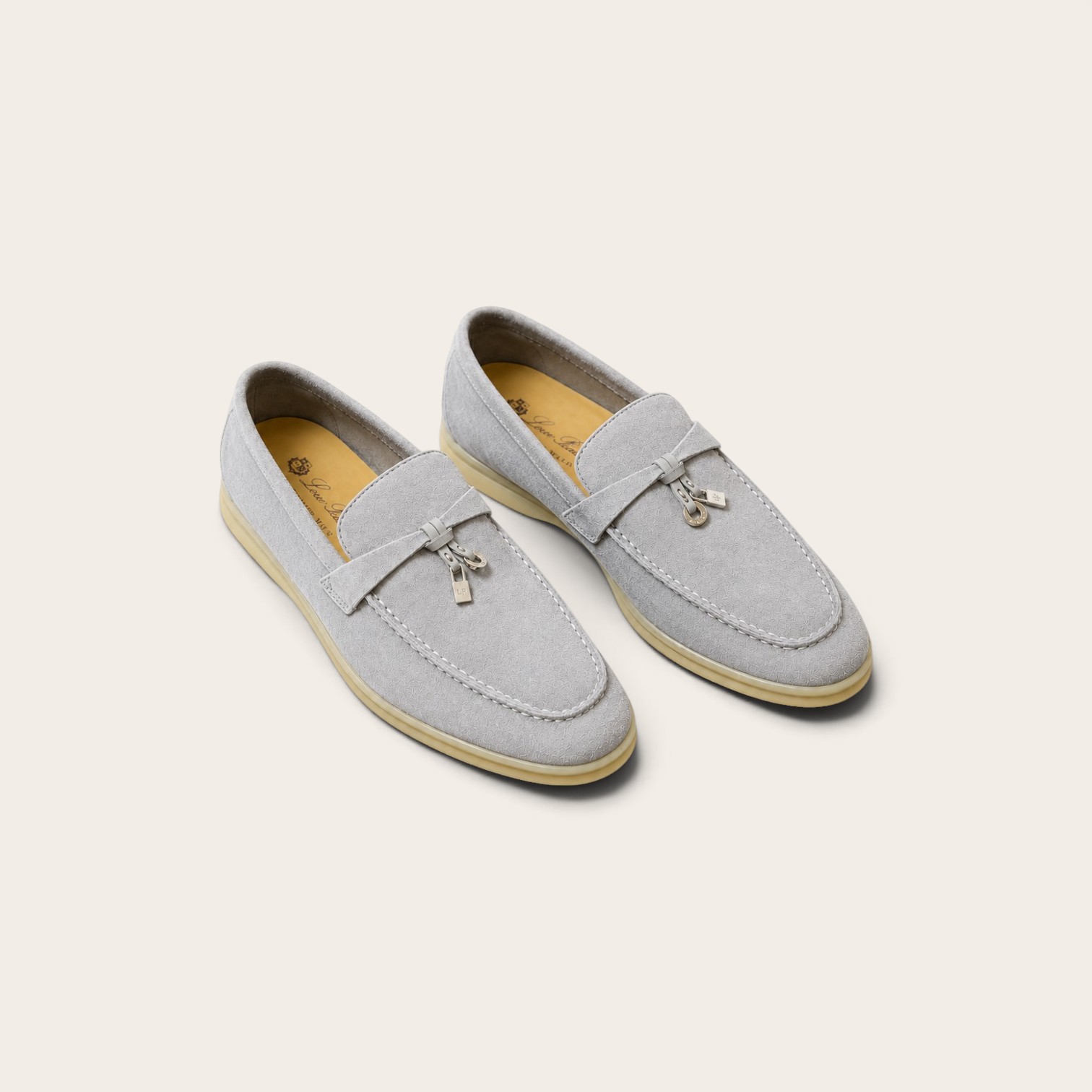 Loro Piana Summer Walk Babouche Loafer – Beige Green