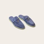 Loro Piana Summer Walk Babouche Loafer – Autumn Gray
