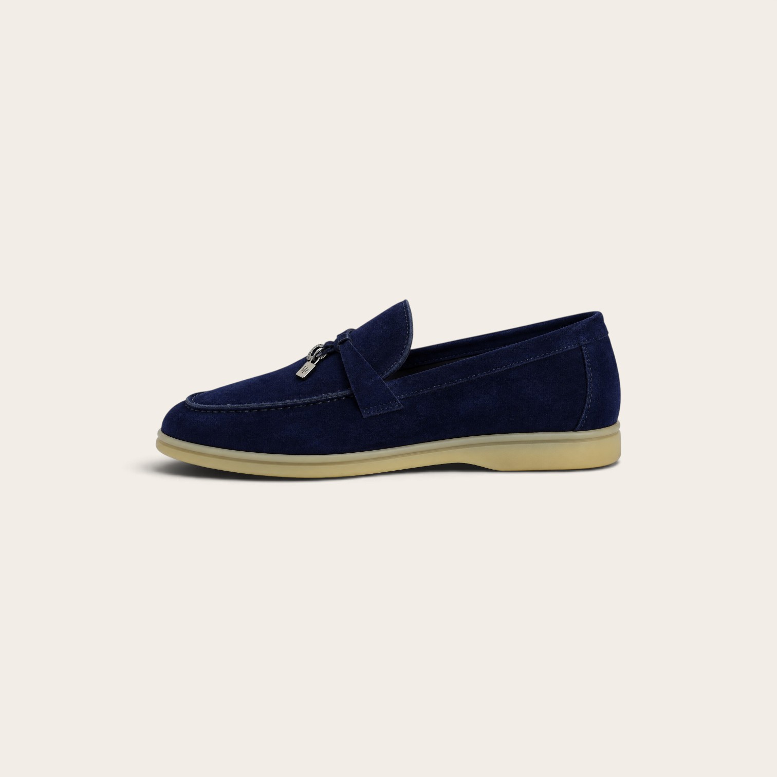 Loro Piana Summer Charms Walk Loafer Suede – Royal Blue - Image 2