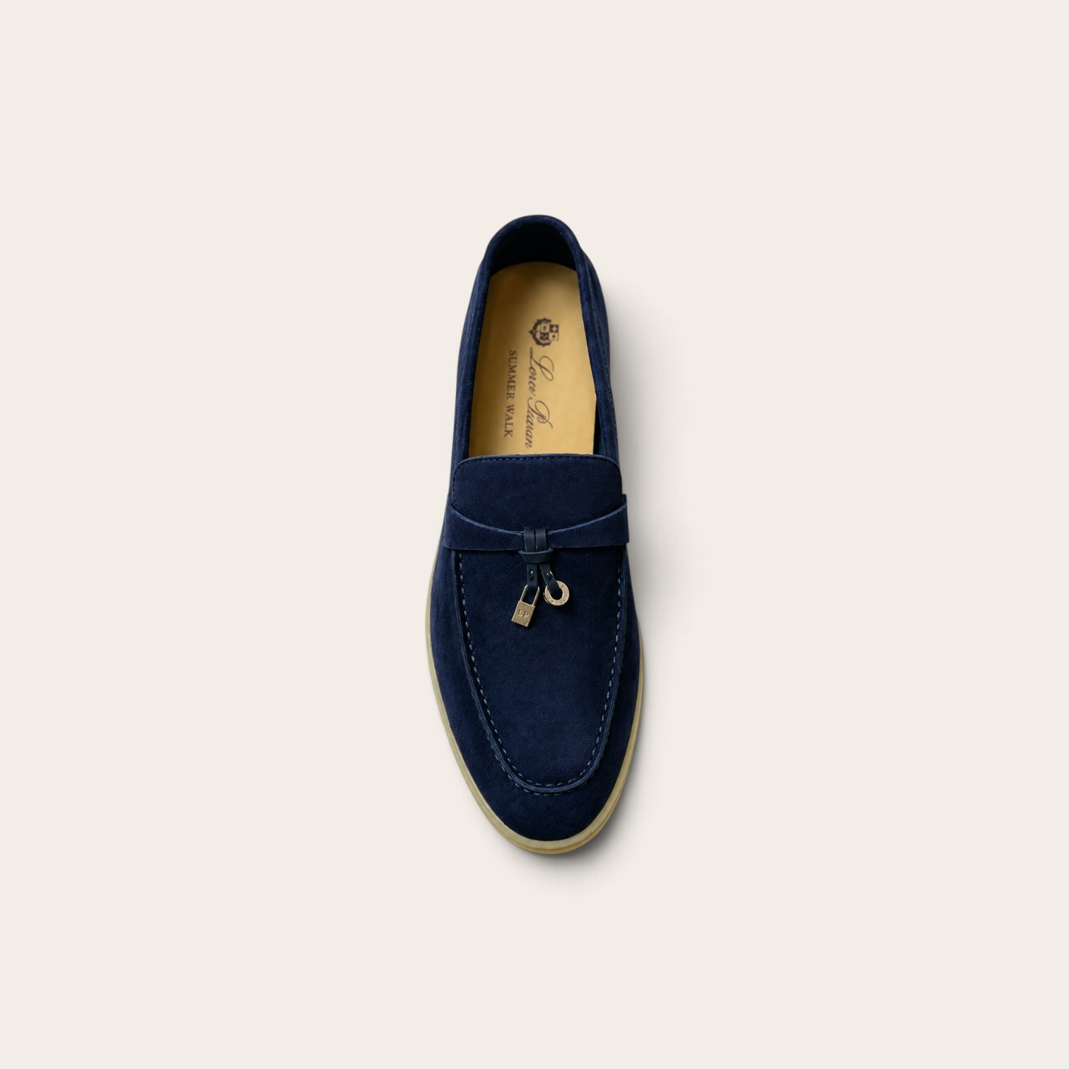Loro Piana Summer Charms Walk Loafer Suede – Royal Blue - Image 3