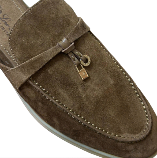 Loro Piana Summer Walk Babouche Loafer – D. Khaki