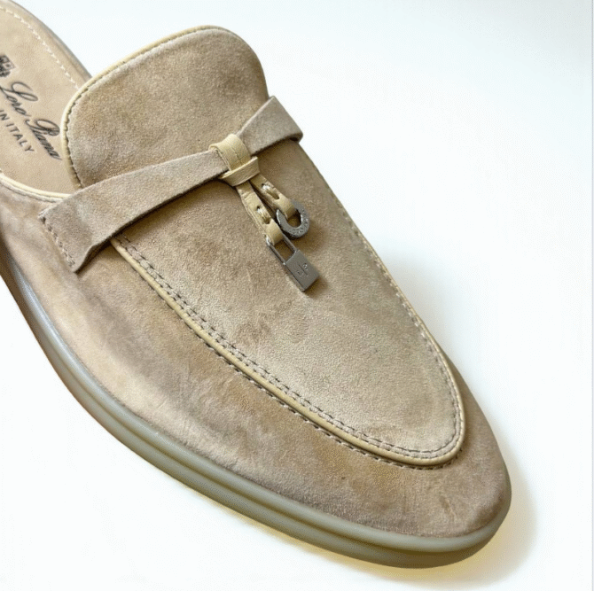Loro Piana Summer Walk Babouche Loafer – Apricot