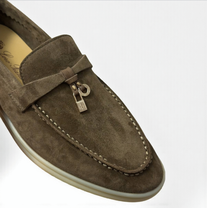 Loro Piana Summer Charms Walk Loafer Suede – D. Chocolate