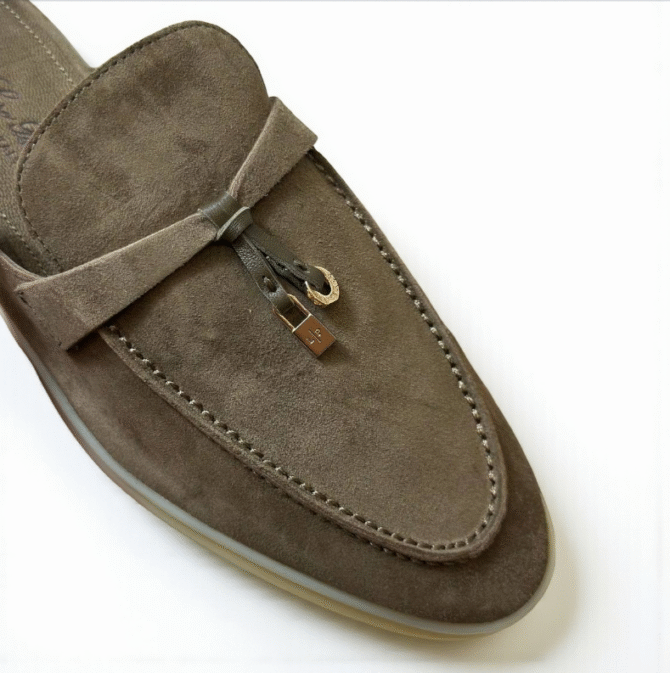 Loro Piana Summer Walk Babouche Loafer – D. Chocolate