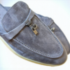 Loro Piana Summer Walk Babouche Loafer – Autumn Gray - Image 2