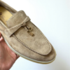 Loro Piana Summer Charms Walk Loafer Suede – Milk Apricot - Image 2