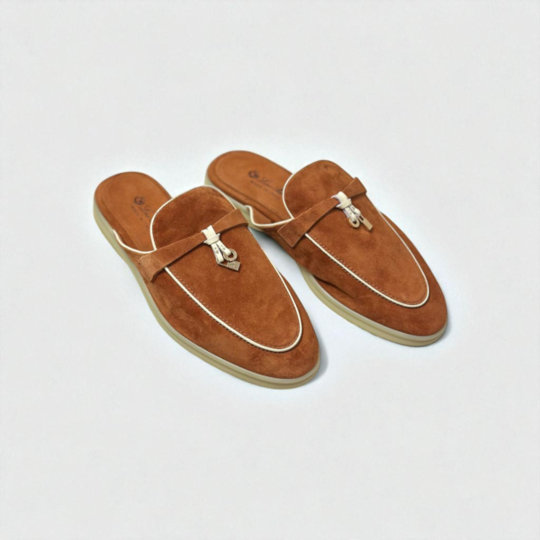 Loro Piana Summer Walk Babouche Loafer – Toffee