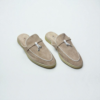 Loro Piana Summer Walk Babouche Loafer – Beige