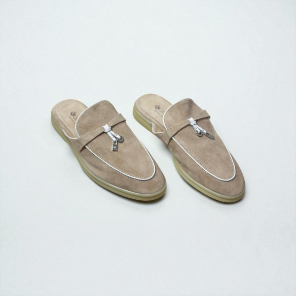 Loro Piana Summer Walk Babouche Loafer – Beige