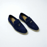 Loro Piana Summer Charms Walk Loafer Suede – Royal Blue