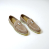 Loro Piana Summer Charms Walk Loafer Suede – Milk Apricot/White