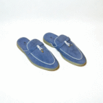 Loro Piana Summer Walk Babouche Loafer – Haze Blue