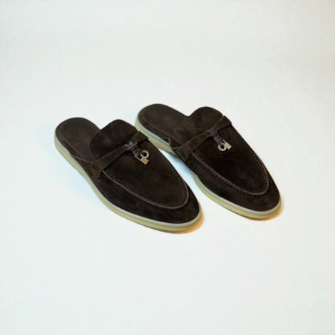 Loro Piana Summer Walk Babouche Loafer – D. Coffee