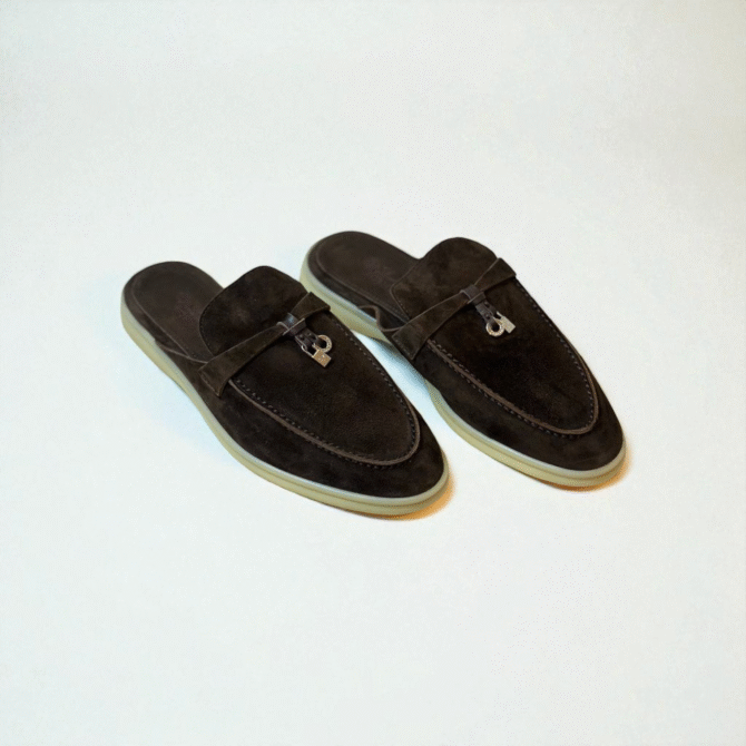 Loro Piana Summer Walk Babouche Loafer – D. Coffee