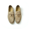 Loro Piana Summer Charms Walk Loafer Suede – Milk Apricot - Image 3