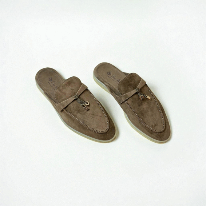 Loro Piana Summer Walk Babouche Loafer – D. Chocolate