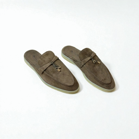 Loro Piana Summer Walk Babouche Loafer – D. Chocolate