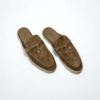 Loro Piana Summer Walk Babouche Loafer – D. Khaki - Image 2