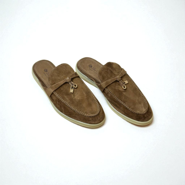 Loro Piana Summer Walk Babouche Loafer – D. Khaki