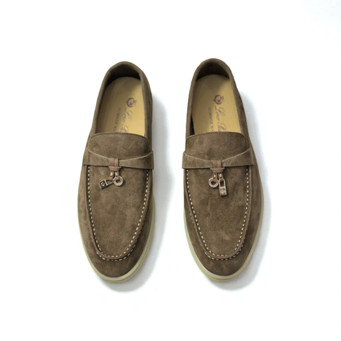 Loro Piana Summer Charms Walk Loafer Suede – D. Chocolate