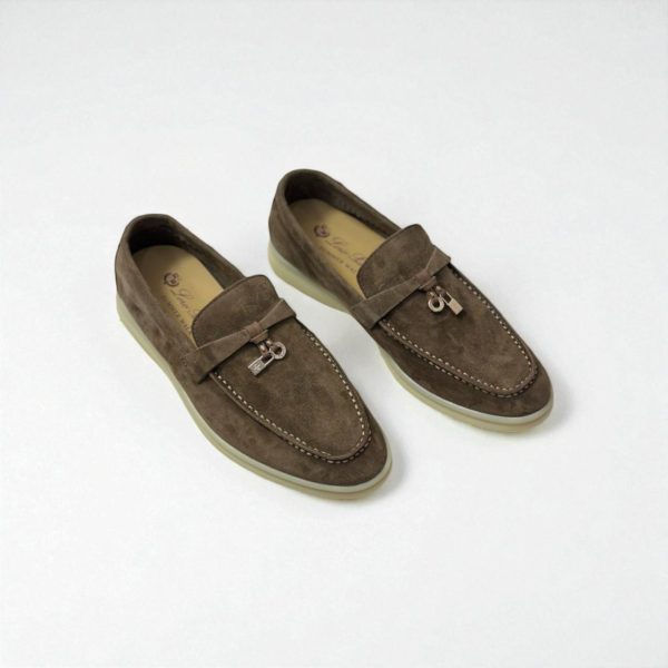 Loro Piana Summer Charms Walk Loafer Suede – D. Chocolate