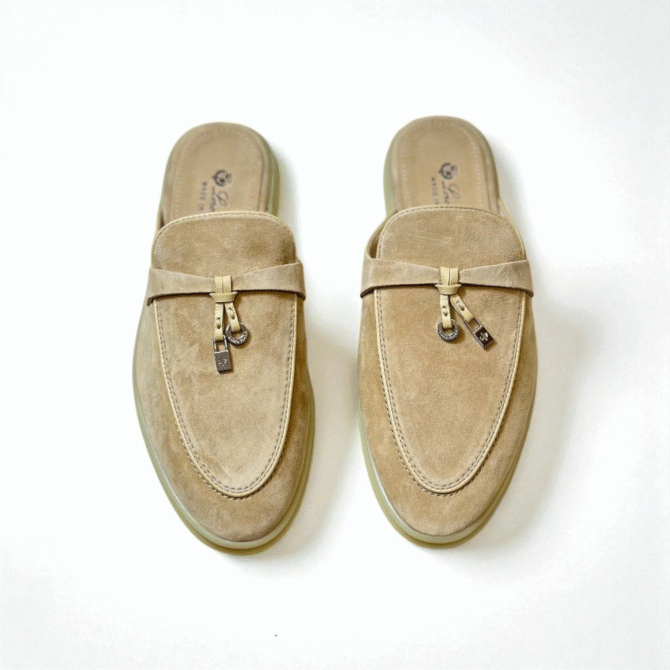 Loro Piana Summer Walk Babouche Loafer – Apricot