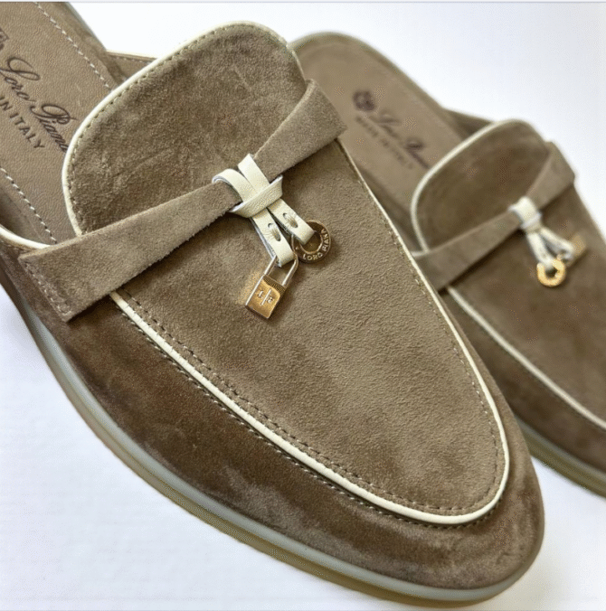 Loro Piana Summer Walk Babouche Loafer – Tender Green