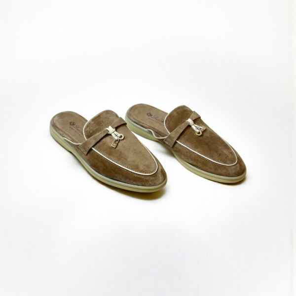 Loro Piana Summer Walk Babouche Loafer – Tender Green