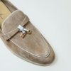 Loro Piana Summer Charms Walk Loafer Suede – Milk Apricot/White - Image 2