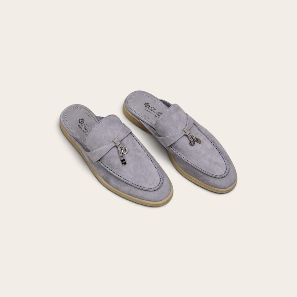 Loro Piana Summer Walk Babouche Loafer – L. Blue