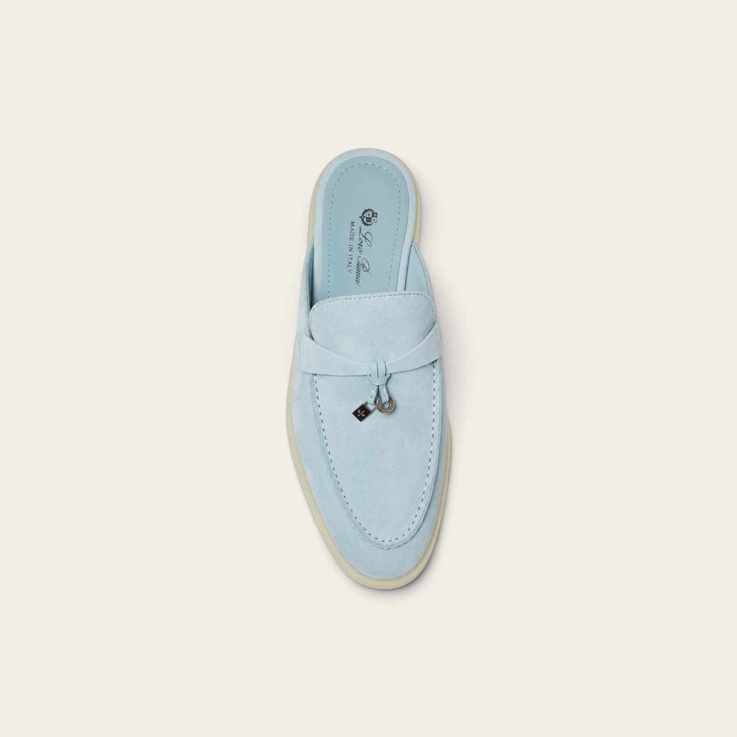 Loro Piana Summer Walk Babouche Loafer – Cyan Sapphire - Image 2