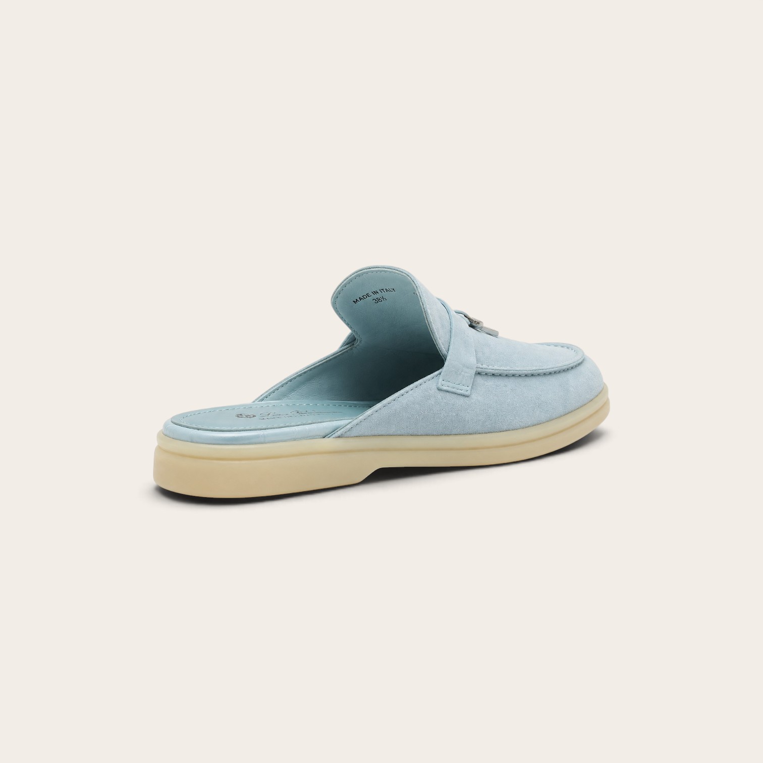 Loro Piana Summer Walk Babouche Loafer – Cyan Sapphire - Image 4