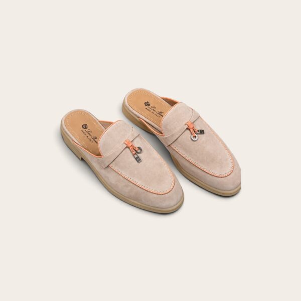 Loro Piana Summer Walk Babouche Loafer - Sand Pink