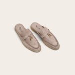 Loro Piana Summer Walk Babouche Loafer – Apricot