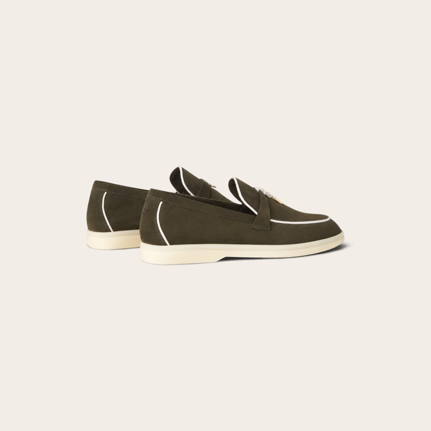 Loro Piana Summer Charms Walk Loafer Suede – Sicilian Capers - Image 3